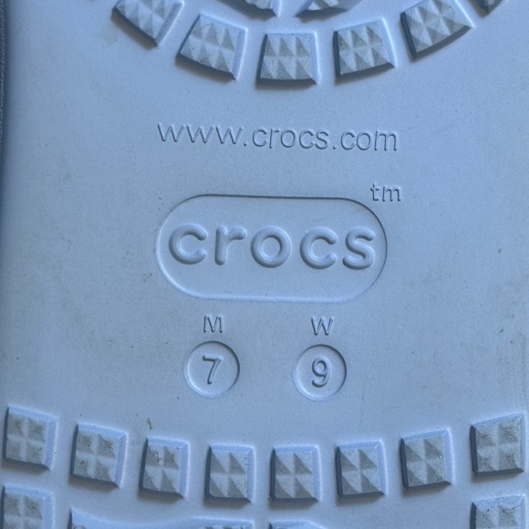 Crocs Furever Crush Clog Blue Calcite Fur Lined Platform Comfort Shoes W9/M7 - Picture 8 of 9